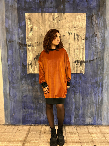 Vestido Glow Cobre