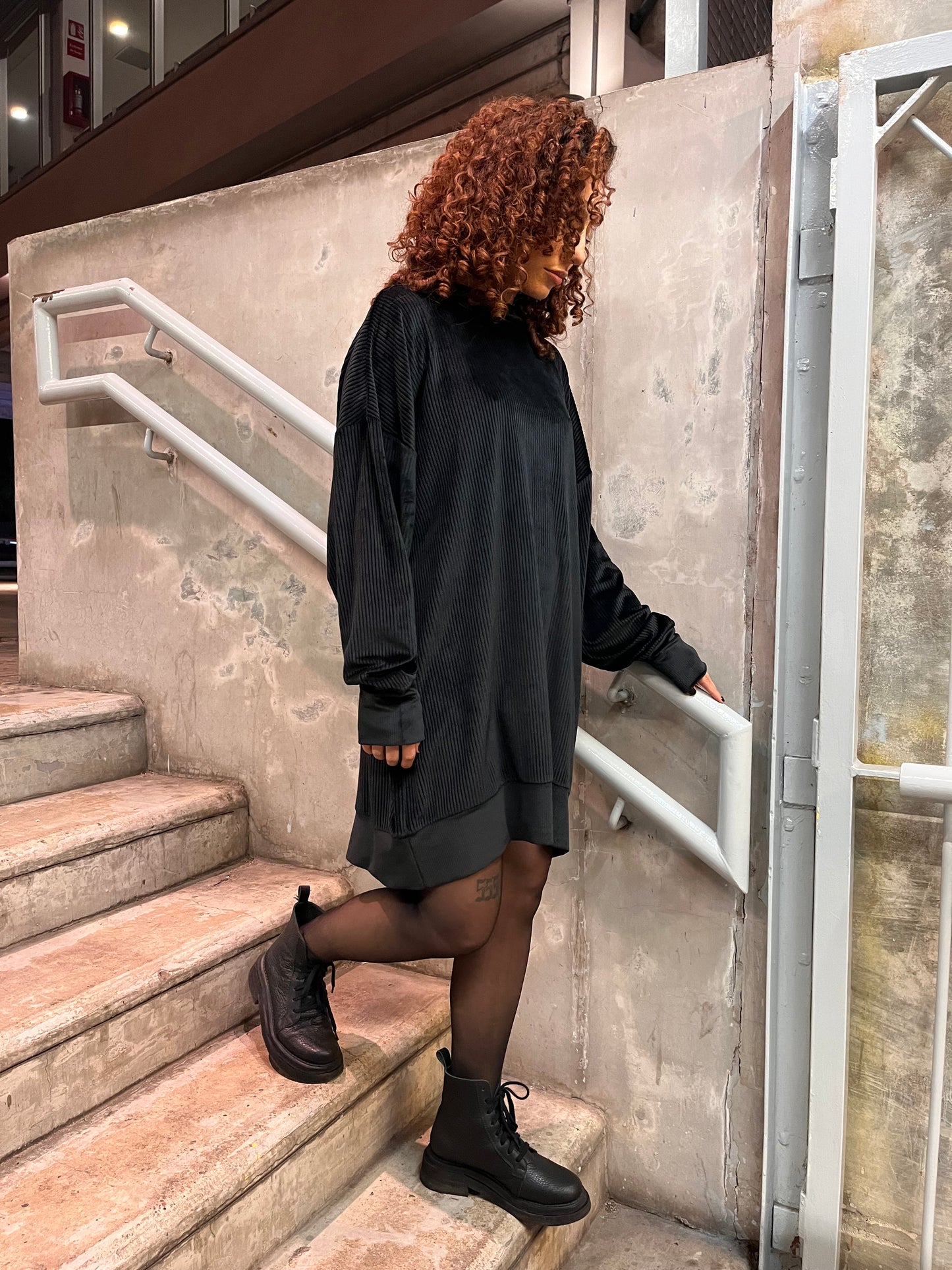 Vestido Glow Negro
