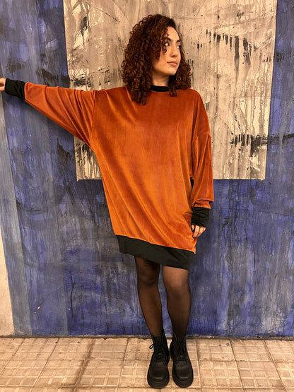 Vestido Glow Cobre