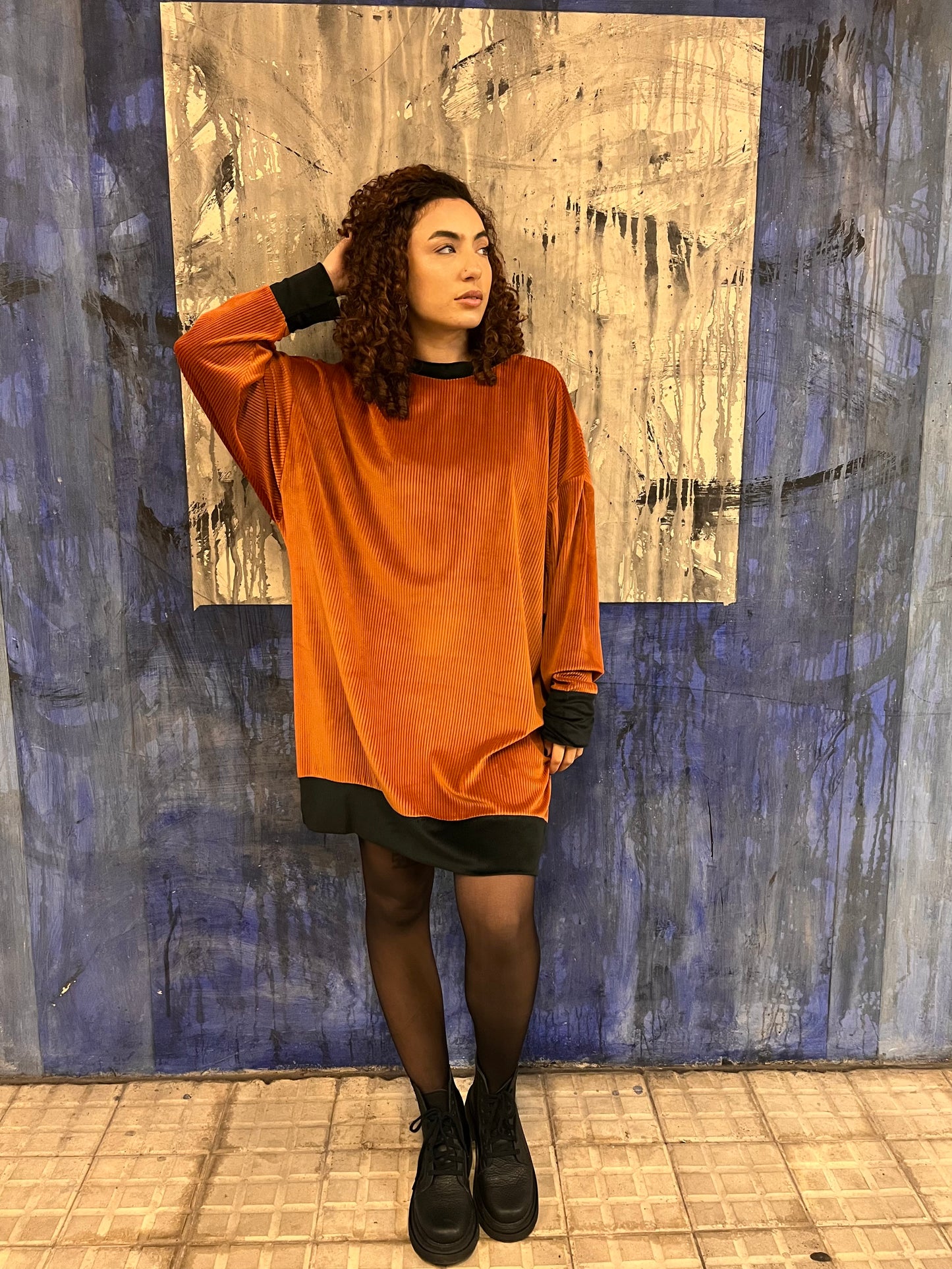 Vestido Glow Cobre