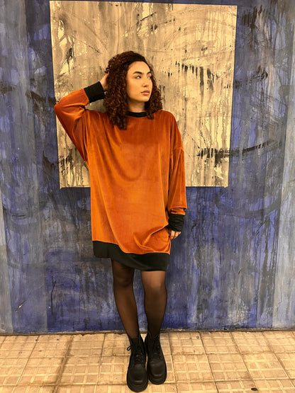 Vestido Glow Cobre