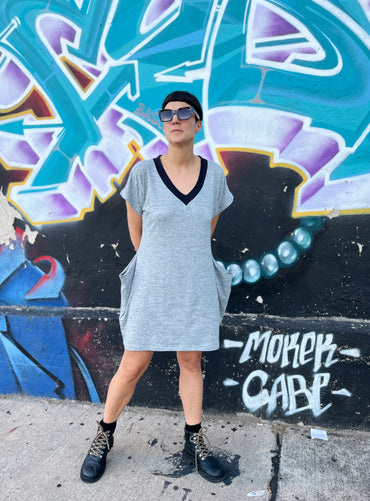 Baggy Gris Melange