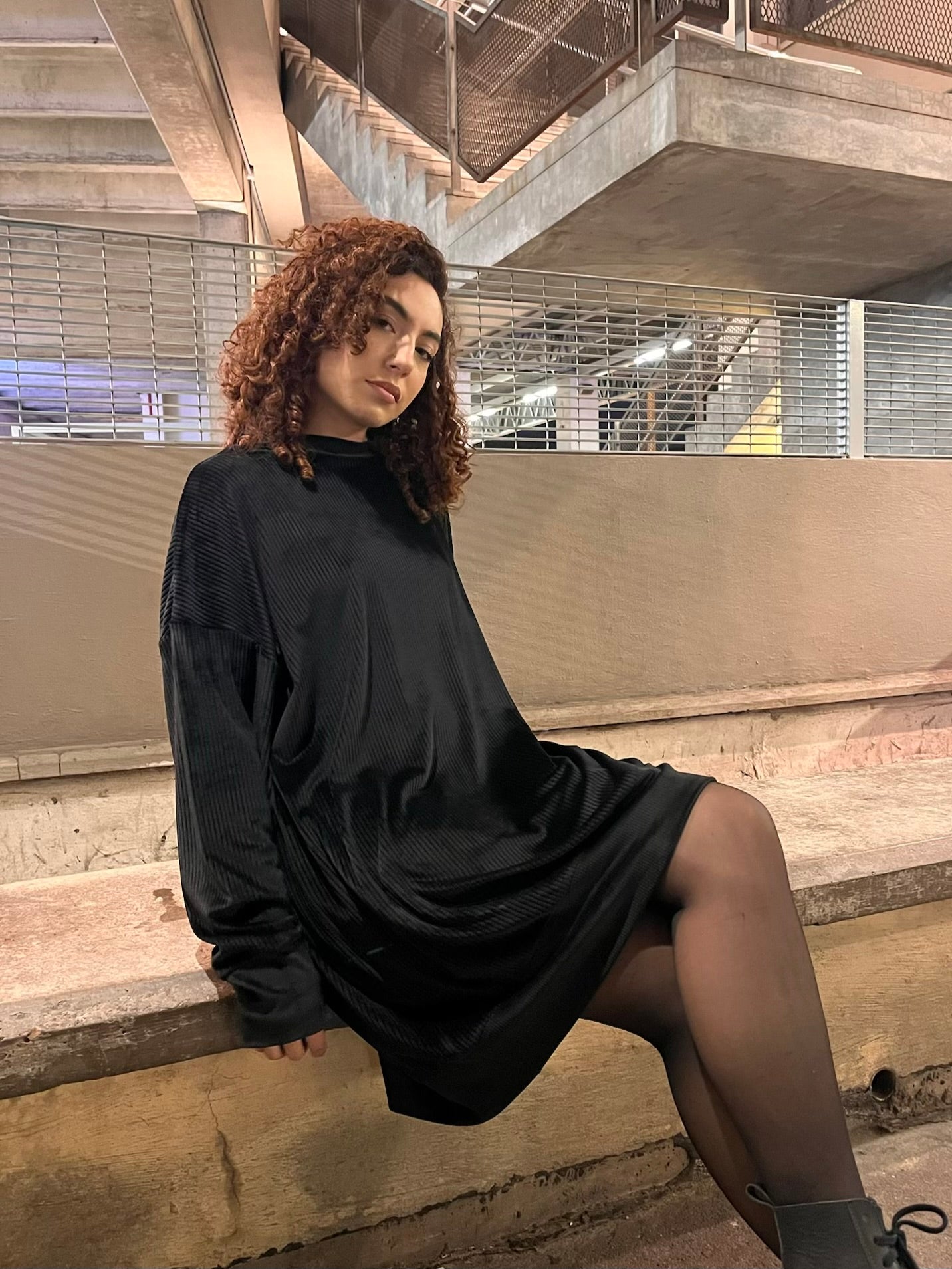 Vestido Glow Negro