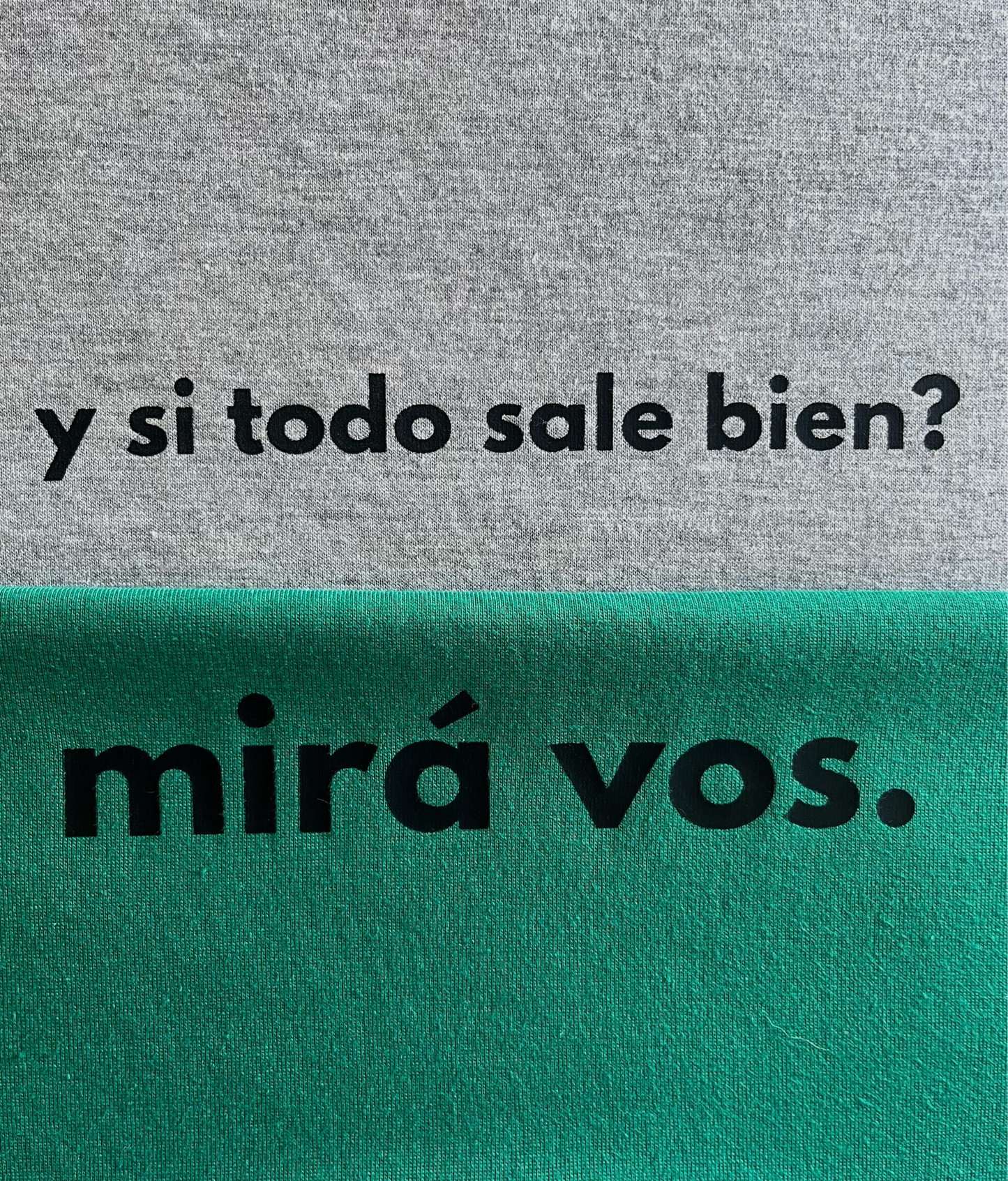 UNA REMERA QUE DIGA
